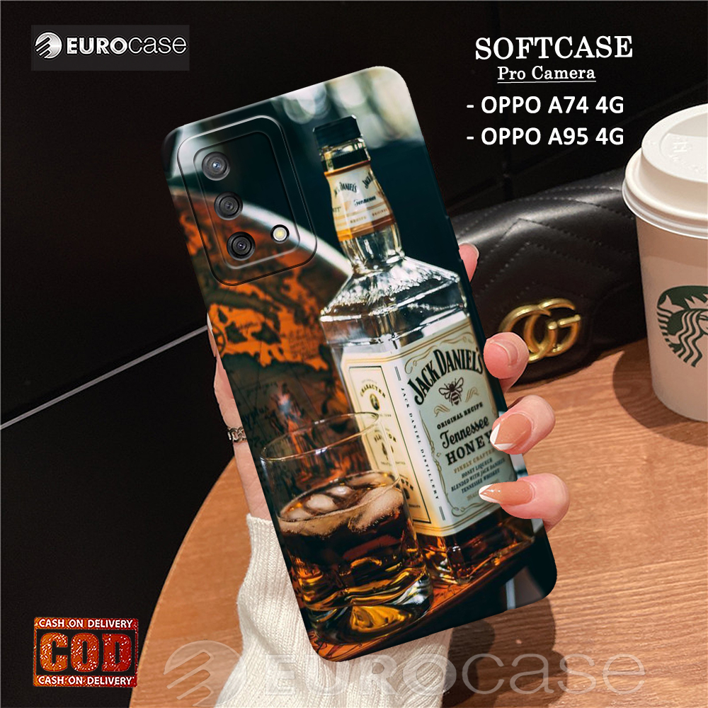 Casing Hp Oppo A74 4G / A95 4G - Fashion Case Minuman - Soft Case Hp Oppo A74 4G / A95 4G - Kesing H