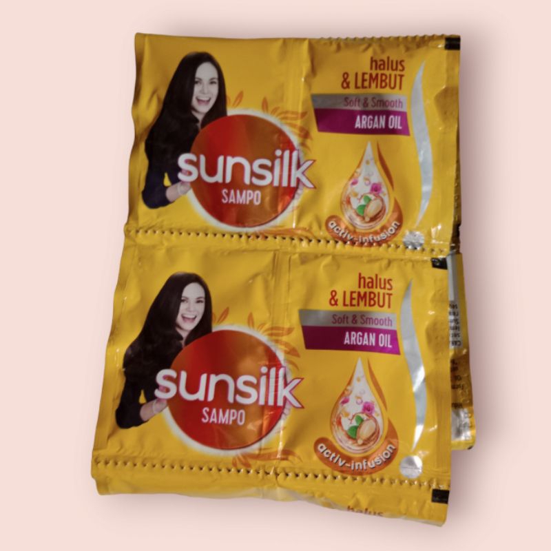 sampo sunsilk kuning sachet 1 renceng