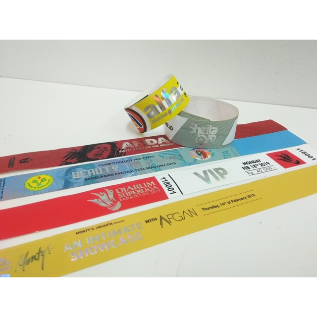 Gelang Tiket, Gelang Berenang, Gelang Konser