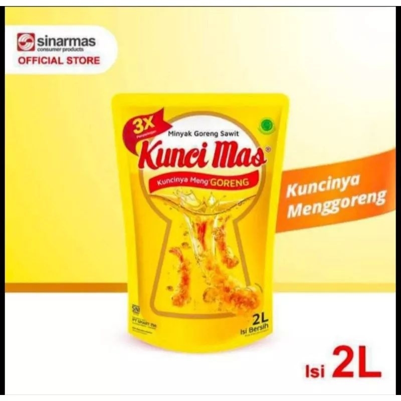 

Kunci mas 2L / minyak goreng kunci mas 2L