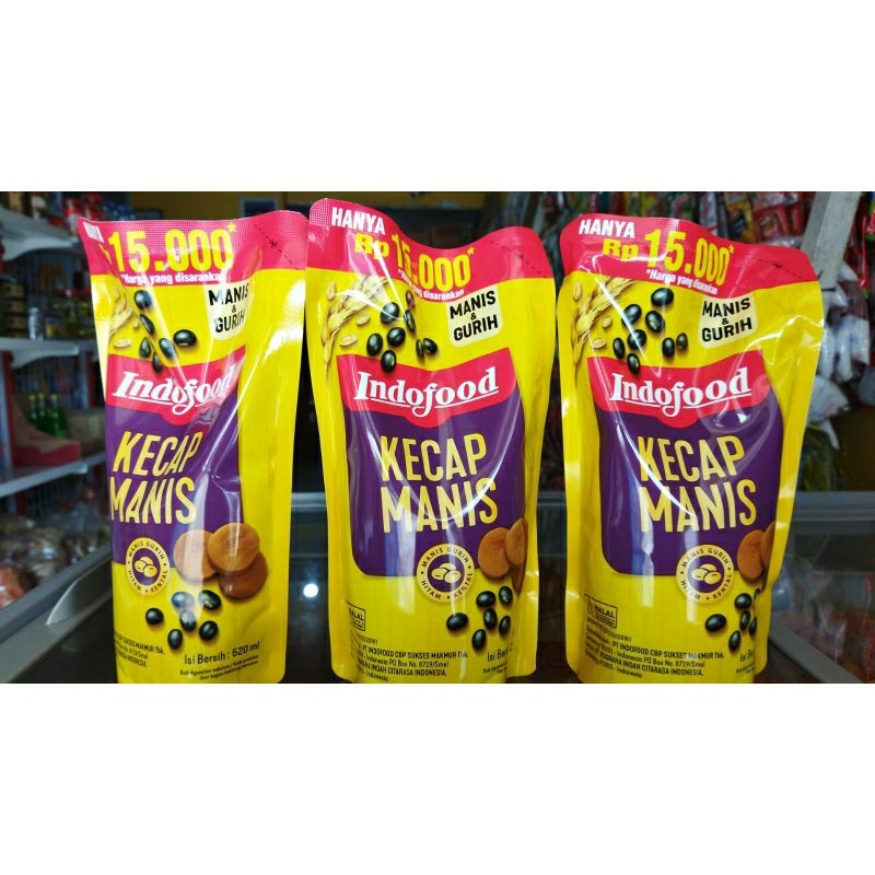 

Kecap Manis Indofood ( 1 Pcs 520ml )