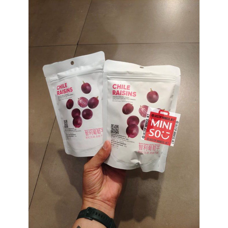 

MINISO Manisan Buah Anggur Kering (Chile Raisins) 150gram