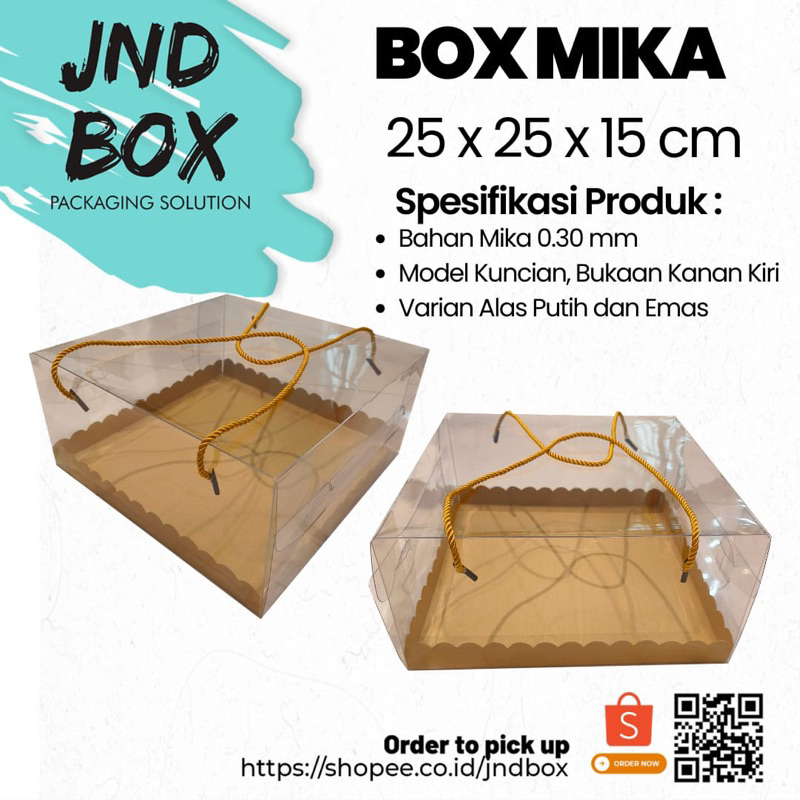 

Box Mika Doskue 25 x 25 x 15 (min order 2 pcs)