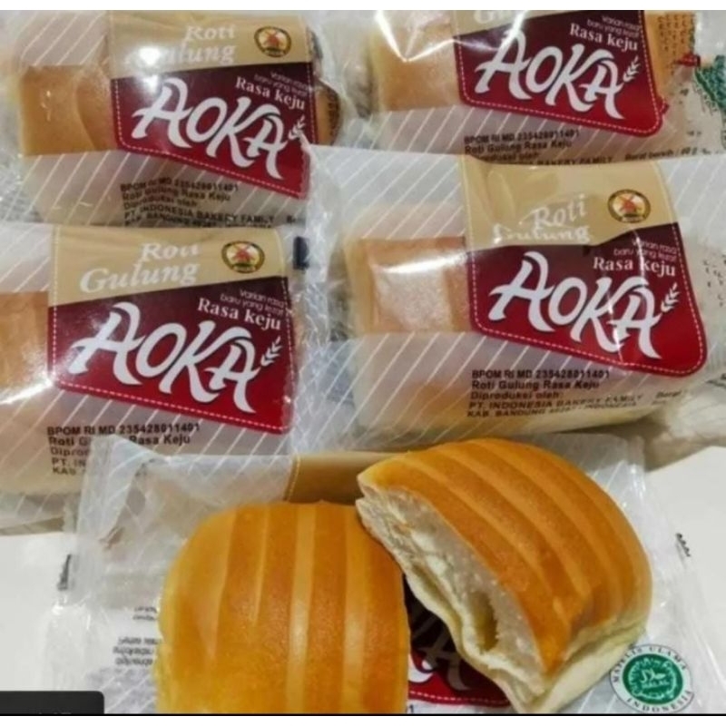 

Roti AOKA Gulung Keju