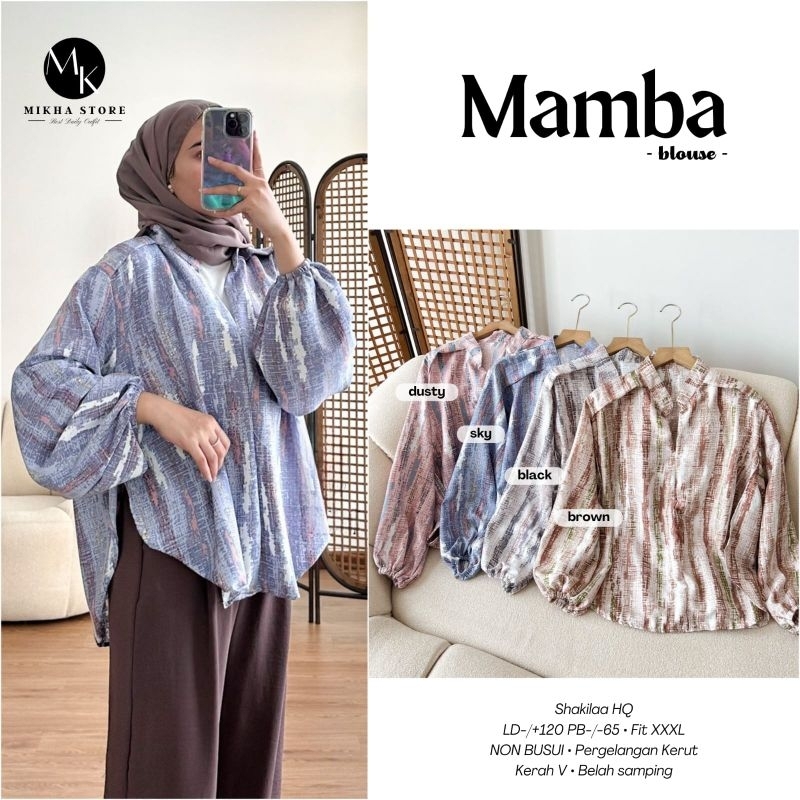 blouse wanita mamba by Mikha store