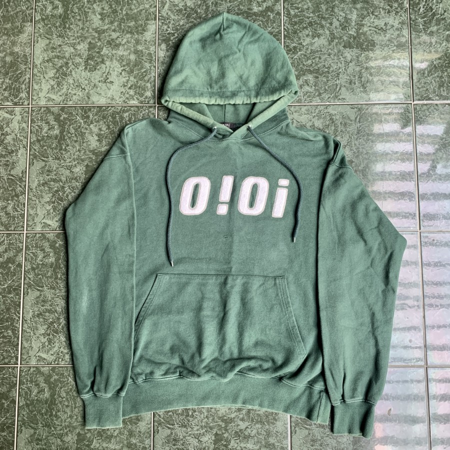 Hoodie Oioi Second Hijau Botol