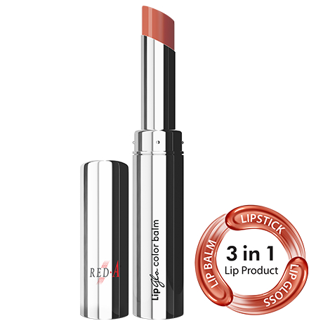 Red-A Lip Glo Color Balm 3 in 1 Lipbalm Lipgloss Lipstick Gloss Stick