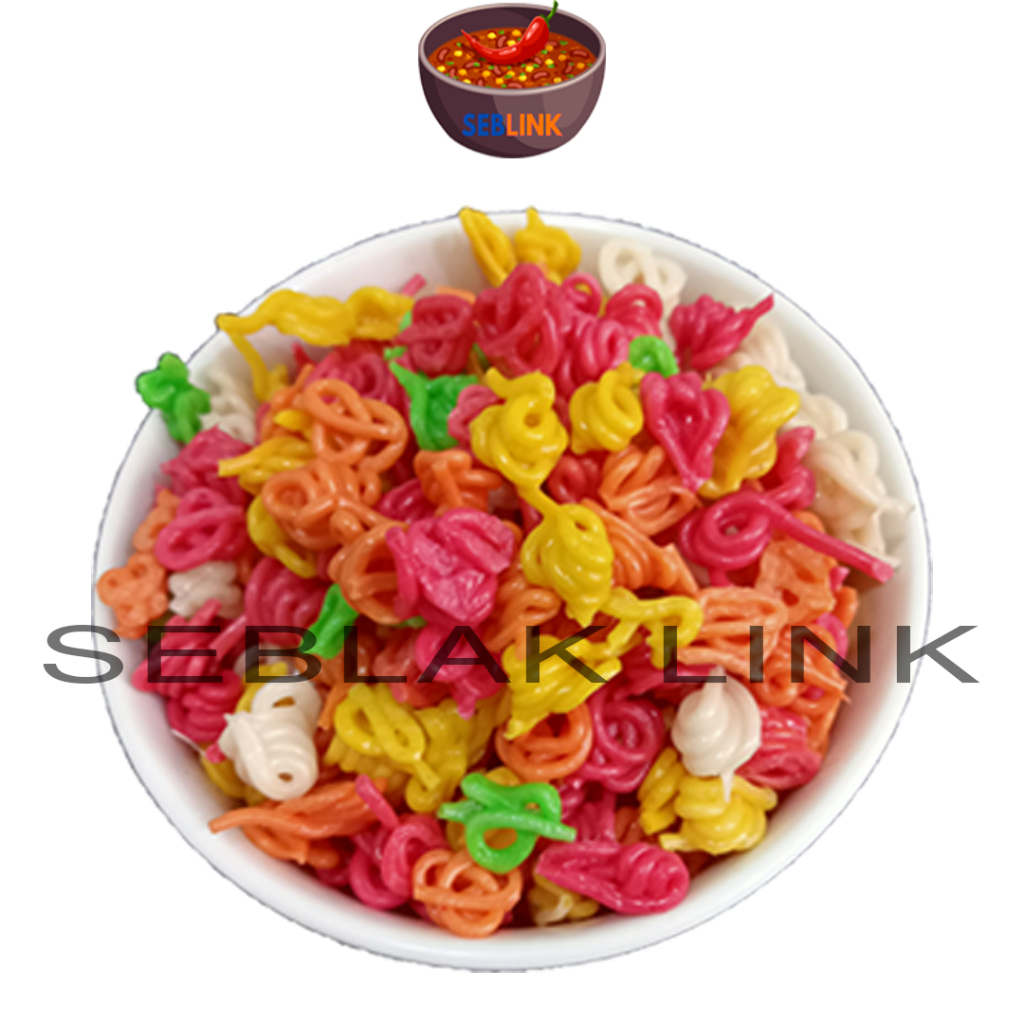 

Krupuk Mentah Gelung Sangul Mini Seblak