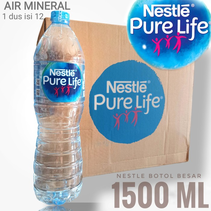 

Nestle pure life botol 1500ml khusus instan