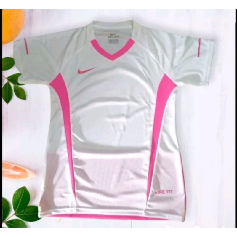 Baju atasan wanita Jersey wanita Baju olahraga fitnes Kaos atasan senam Baju erobic Jersey wanita At