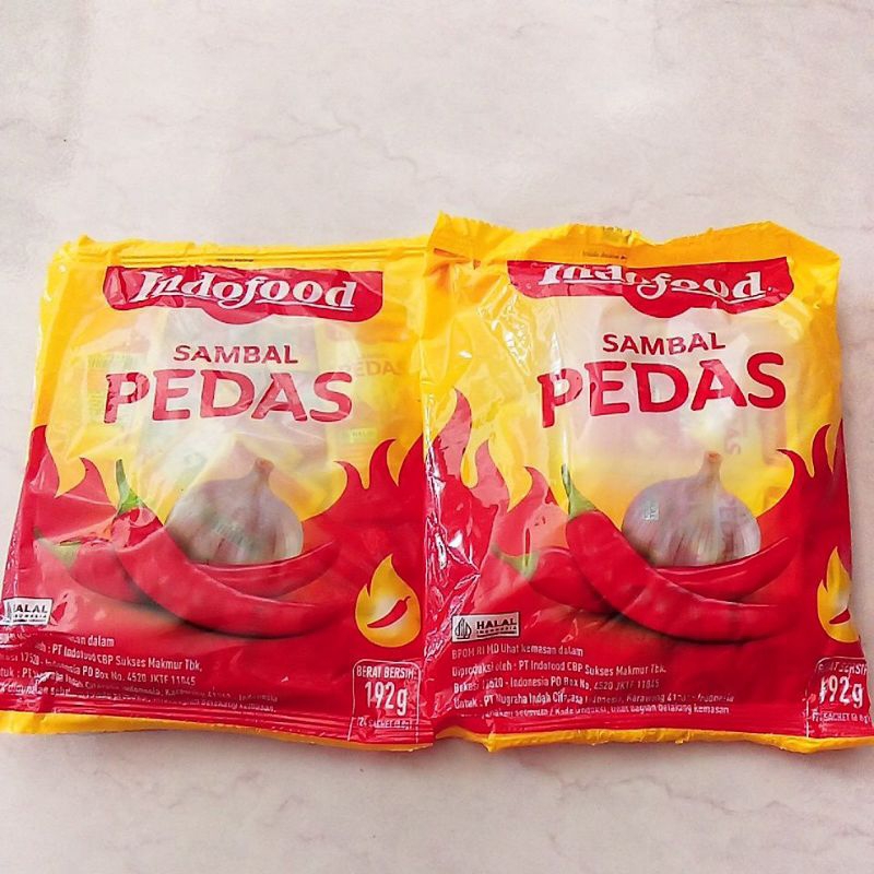 

Sambal pedas Indofood sachet