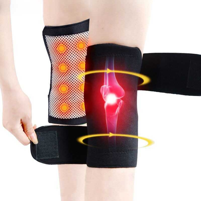 Alat Terapi Sakit Nyeri Lutut Magnetik Panas Knee Pad - A-7720