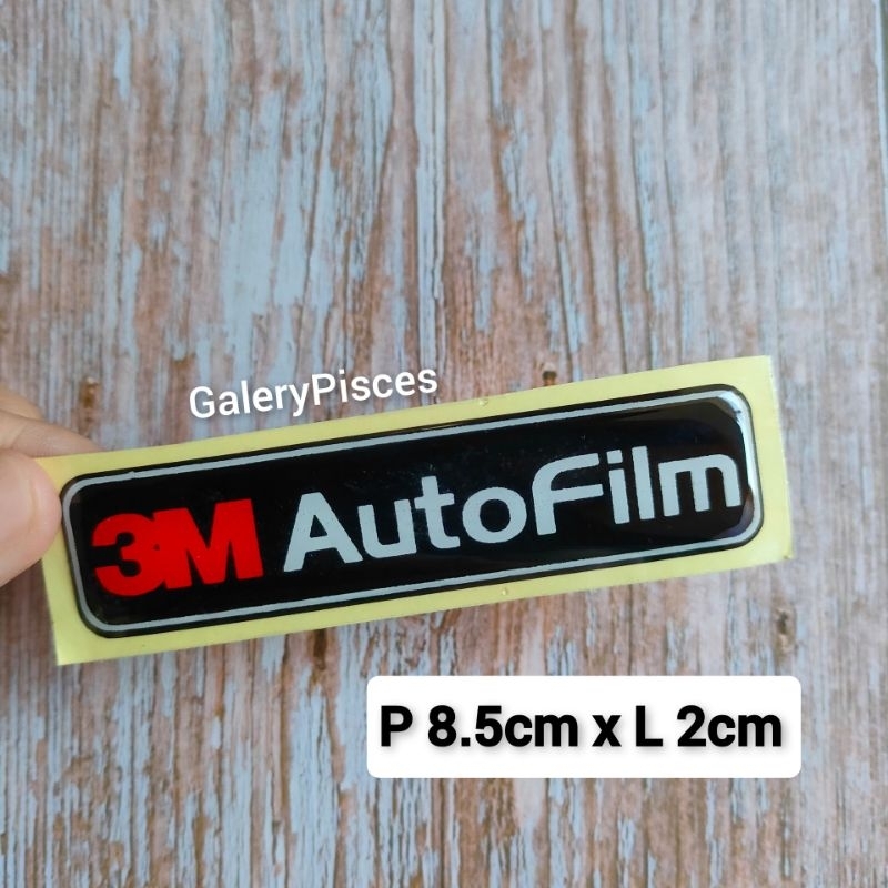 stiker timbul motor 3m auto film