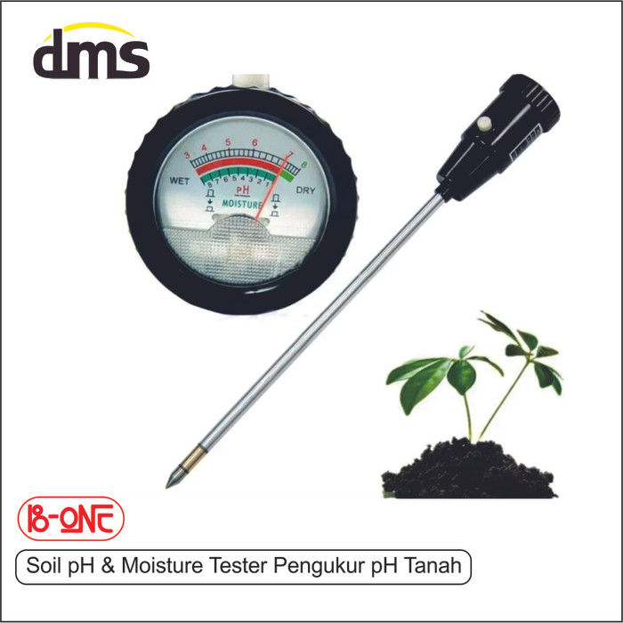 Soil pH &amp; Moisture Tester / Alat Pengukur pH Tanah