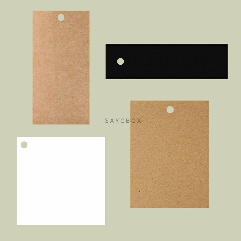 

handtag kraft hang tag polos label baju