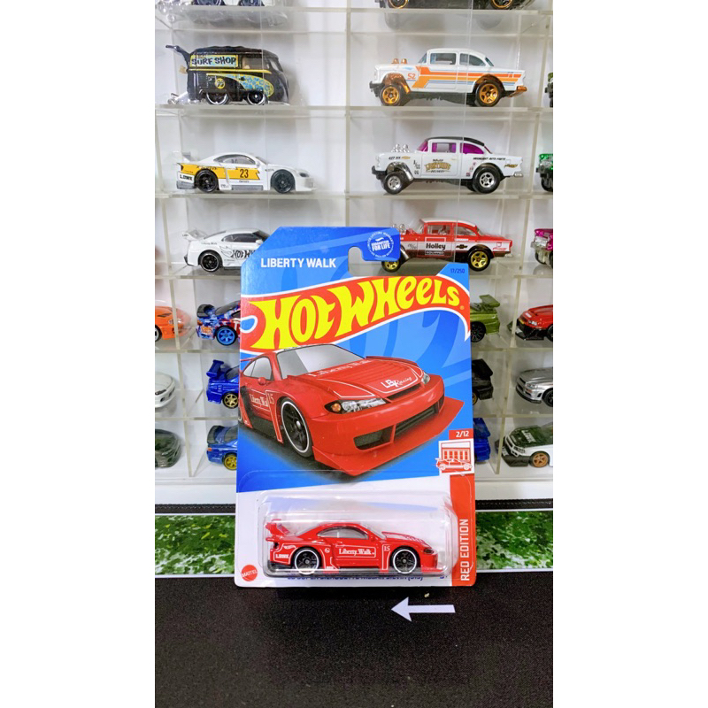 hotwheels nissan silvia s15 red edition