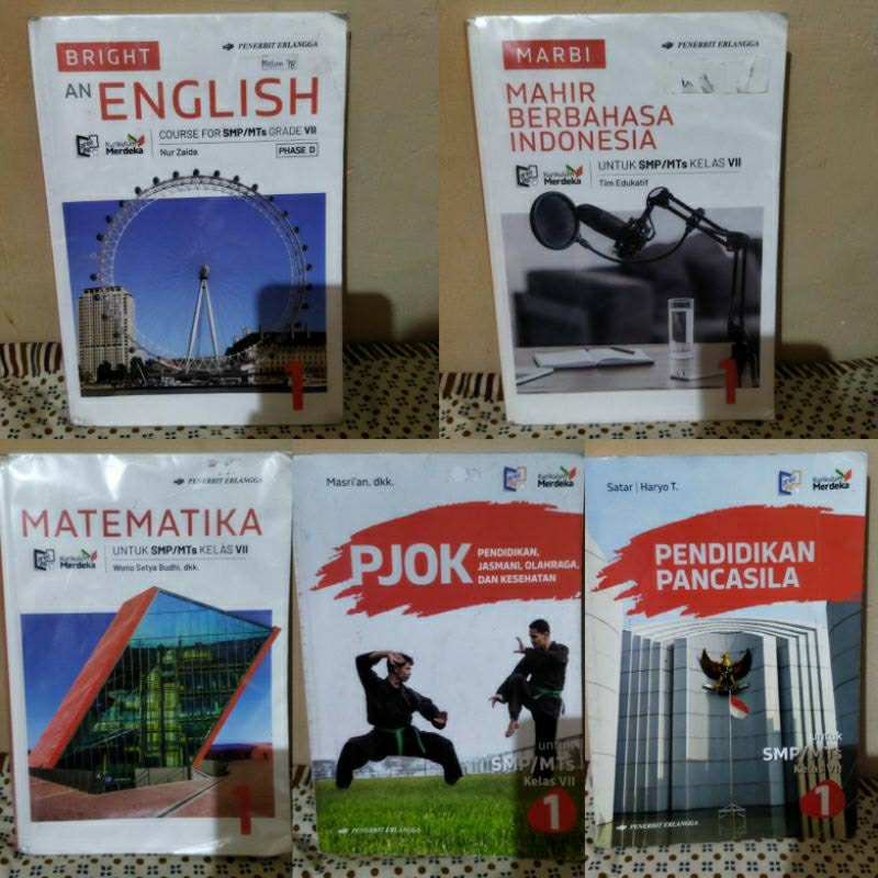 Buku KURIKULUM MERDEKA SMP kelas 7 ERLANGGA