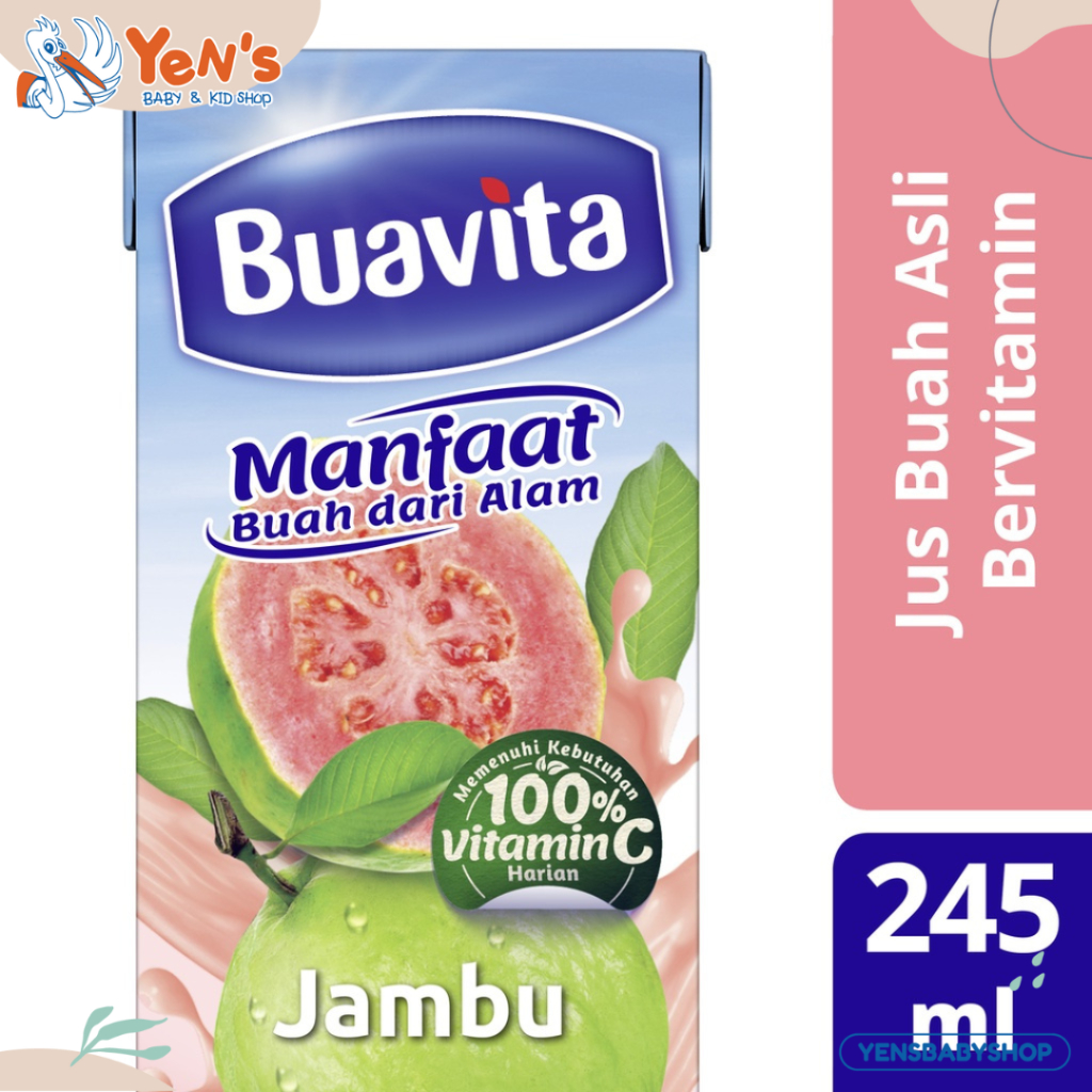 

Buavita Jus Buah Asli 245 Ml - Juiece Buah Mengandung Vitamin C