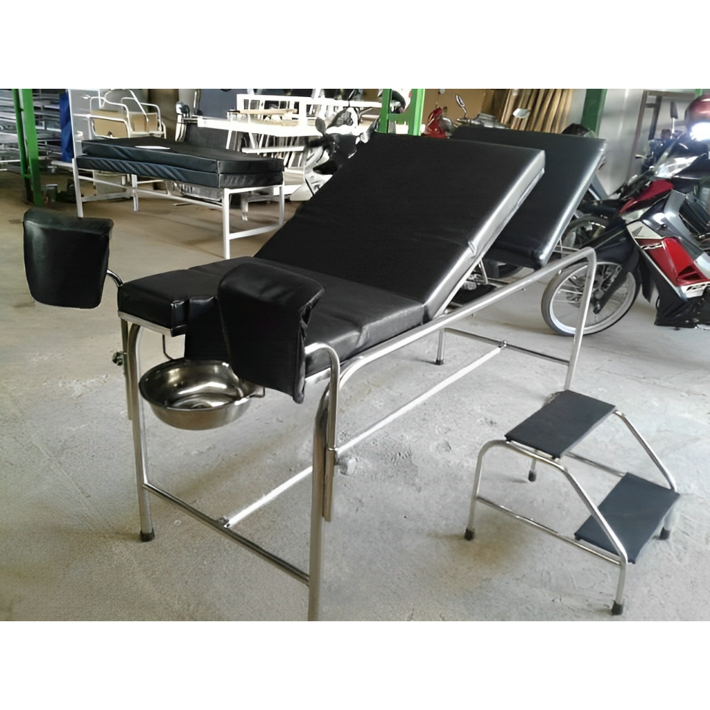 Meja Ginekologi (Bed Obgyn) SS / Meja Ginekologi - Gynecology Table / ranjang persalinan