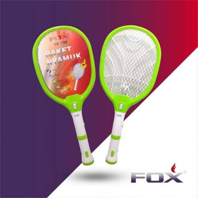 Raket Nyamuk+Senter Berkualitas FOX GE 1702