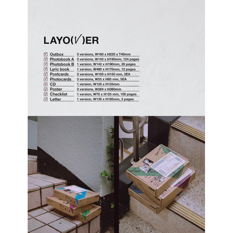 [PRE ORDER] ALBUM V LAYOVER WEVERSE SHOP