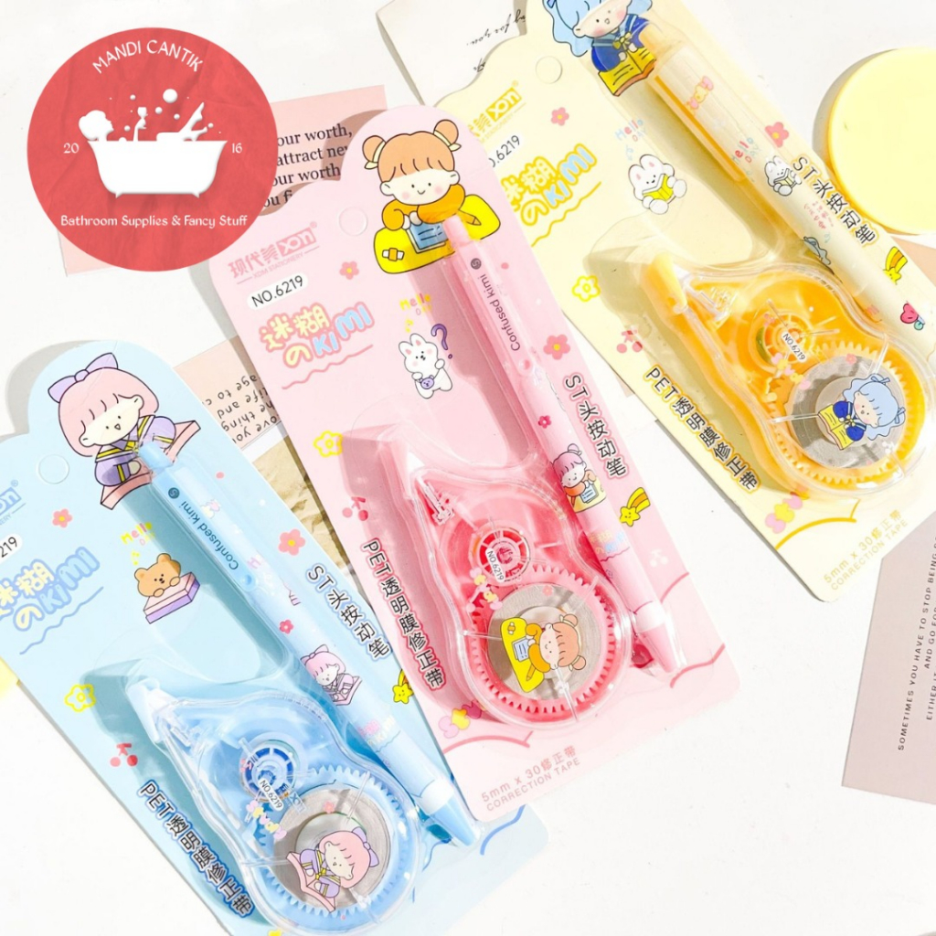 

Correction tape 2 in 1 cewe 30 meter ( 1 correction tape + 1 pen ) XDM-6219 LUCU IMUT KADO UNIK ALAT-ALAT SEKOLAH AESTHETIC KOREA ORIGINAL COD