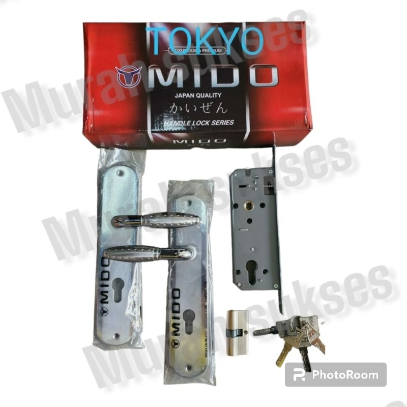 KUNCI PINTU MIDO TANGGUNG / HANDLE PINTU MEDIUM