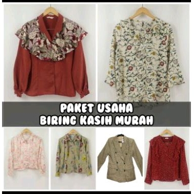 PAKET USAHA ATASAN BLOUSE DRESS KOREA JEPANG