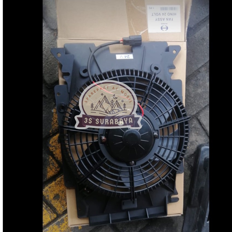Extrafan Hino 24 Volt ekstrafan Ekstra fan extra Fan ac mobil truck