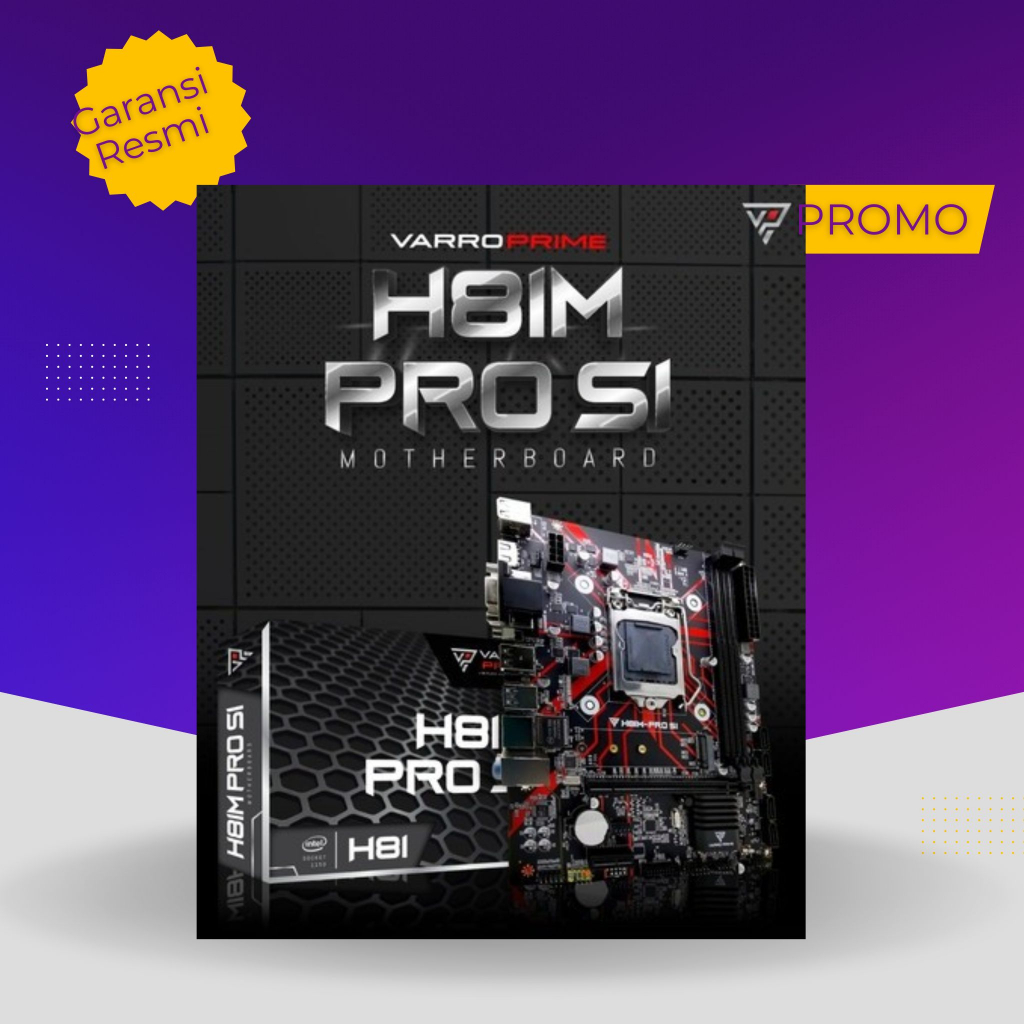MOTHERBOARD H81M PRO S1 VARRO PRIME GAMING