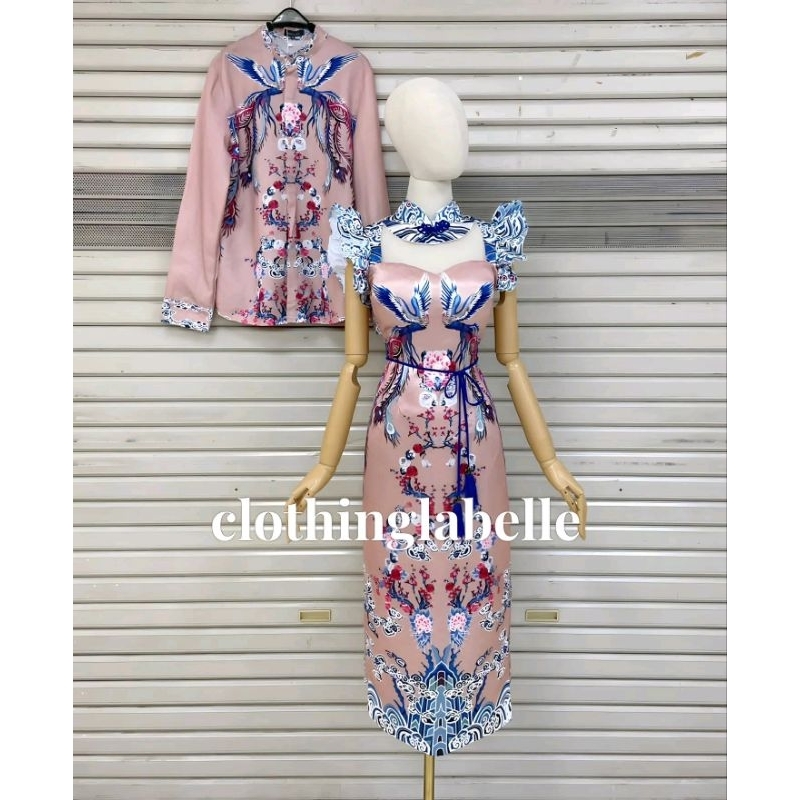 Cheongsam sangjit couple party dress