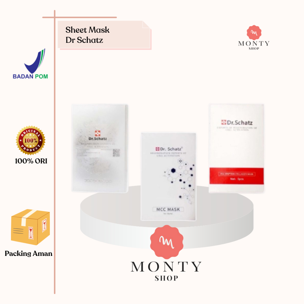 Dr Schatz Sheet Mask / Schatz MCC / Schatz Phytocell Phyto Cell Phyto cel / Schatz Polypeptide / Box