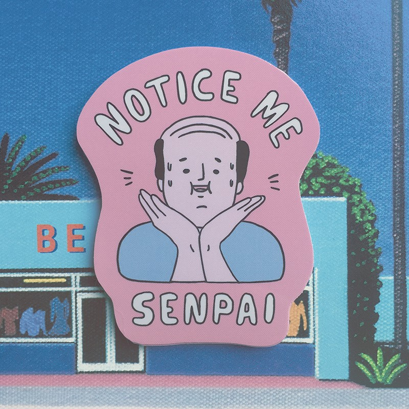 

Notice Me Senpai - Vinyl Sticker