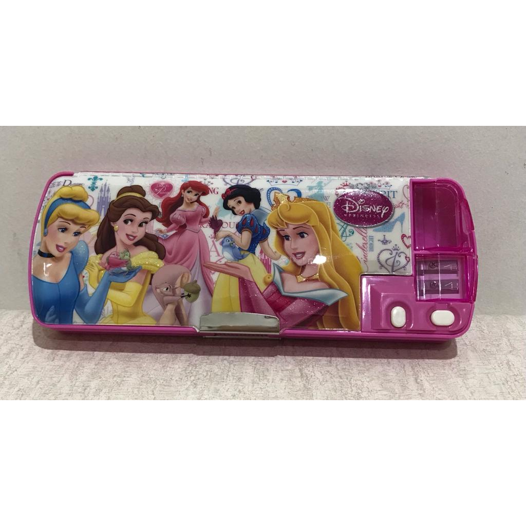 

PENCASE DISNEY PRINCESS ORIGINAL WARNA PINK GLITTER UKURAN 24x2.5x8.5cm (PxLxT)