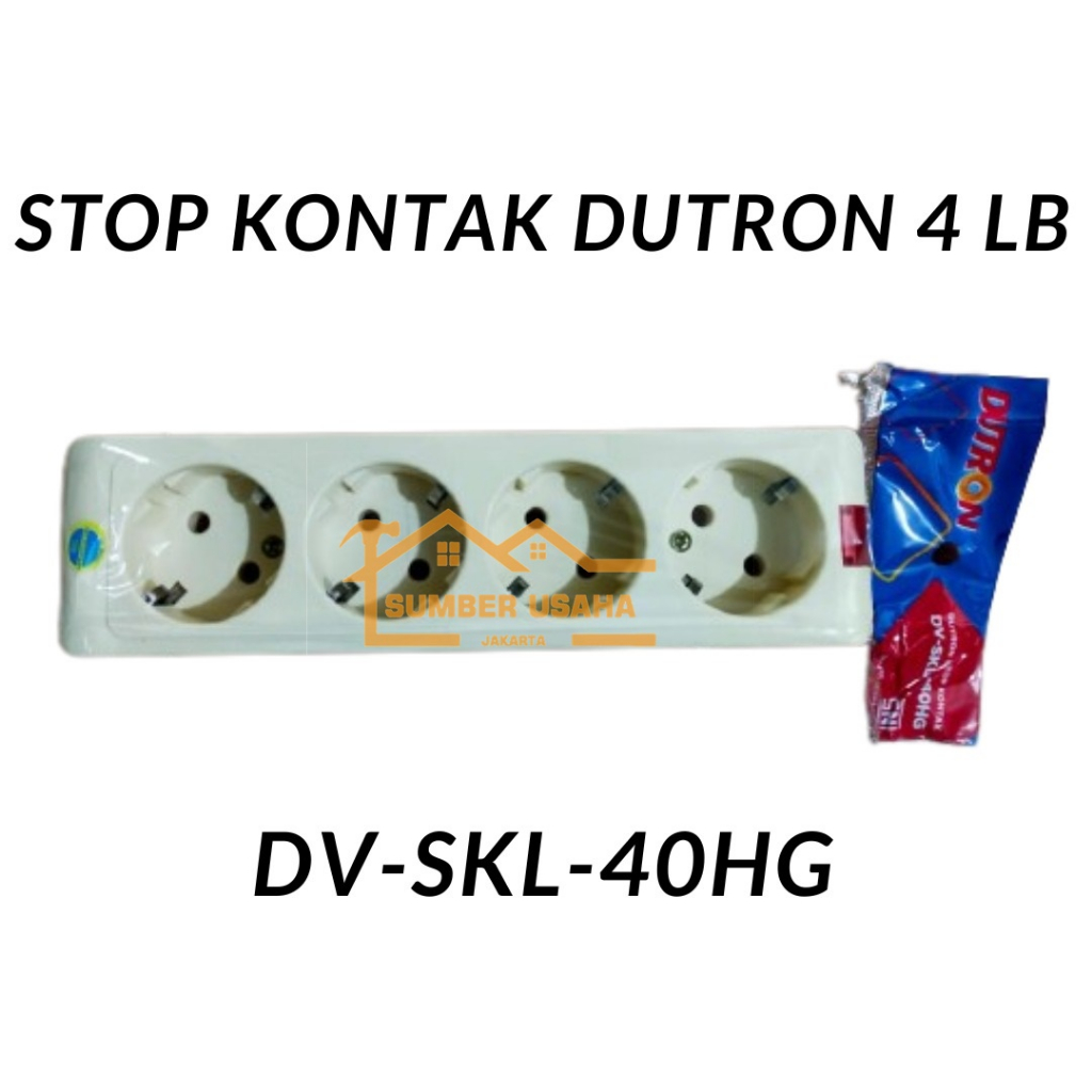 STOP KONTAK 4 LUBANG COLOKAN LISTRIK STOP KONTAK TANPA KABEL DUTRON BAGUS SUJ