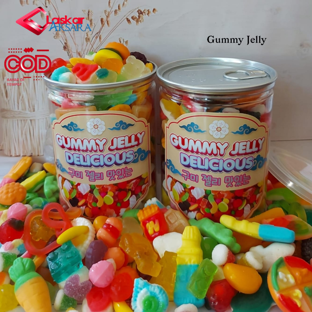 

CAN BESAR - Gummy Jelly Fancy Viral Korean Jelly Aneka Rasa Mix / Premium