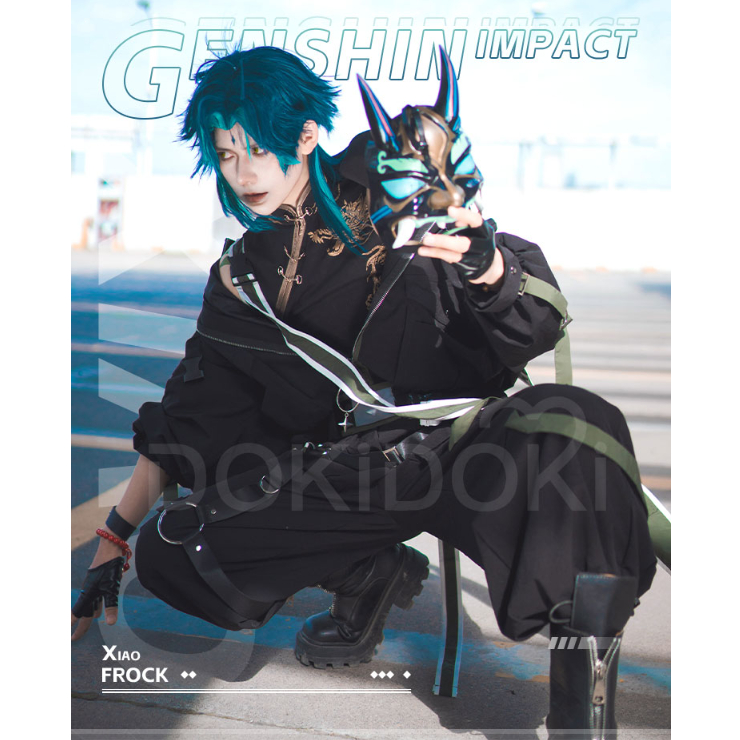  Xiao Doujin Cosplay Game Genshin Impact Cosplay Costume Genshin Impact Xiao Dou