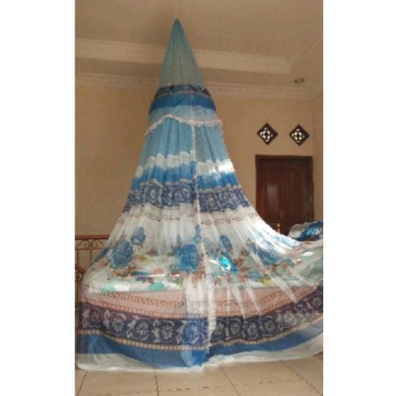 Kelambu Gantung Super Jumbo Motif Bunga