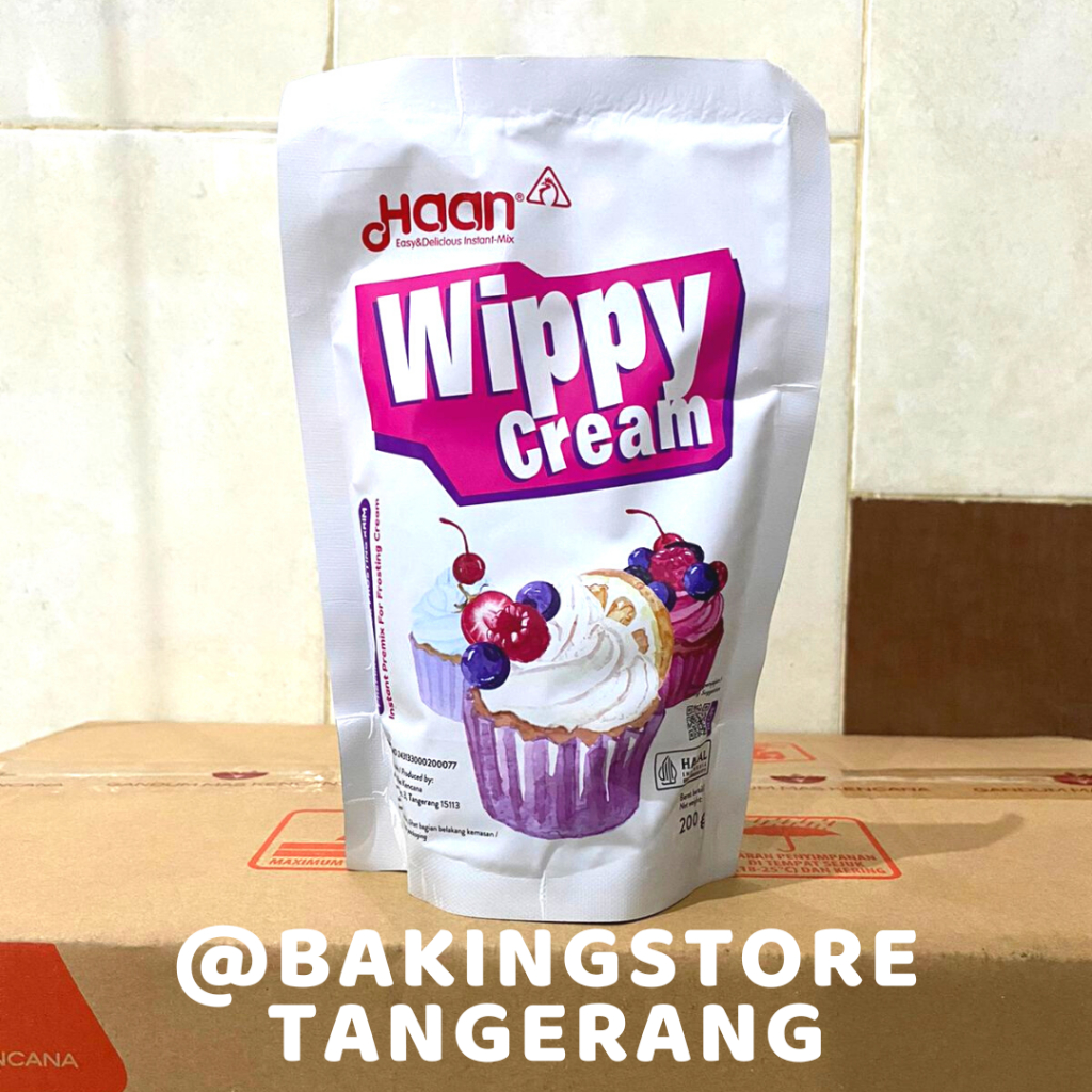 

Haan Wippy Cream 200 gr Pouch | Whip cream bubuk