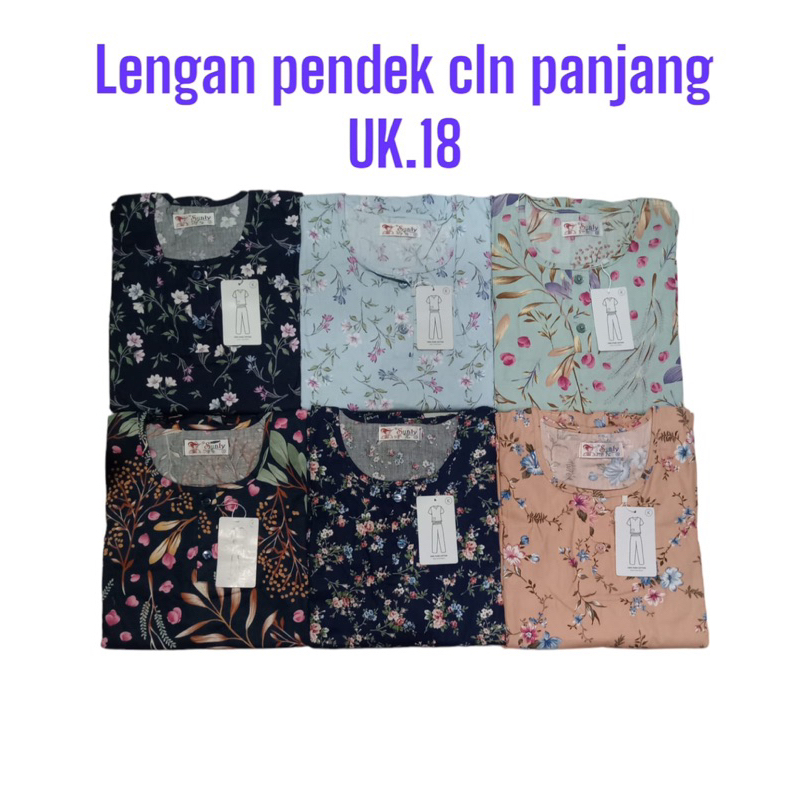 SUNLY BERLENGAN CELANA PANJANG UK 18 // BAJU TIDUR SUNLY