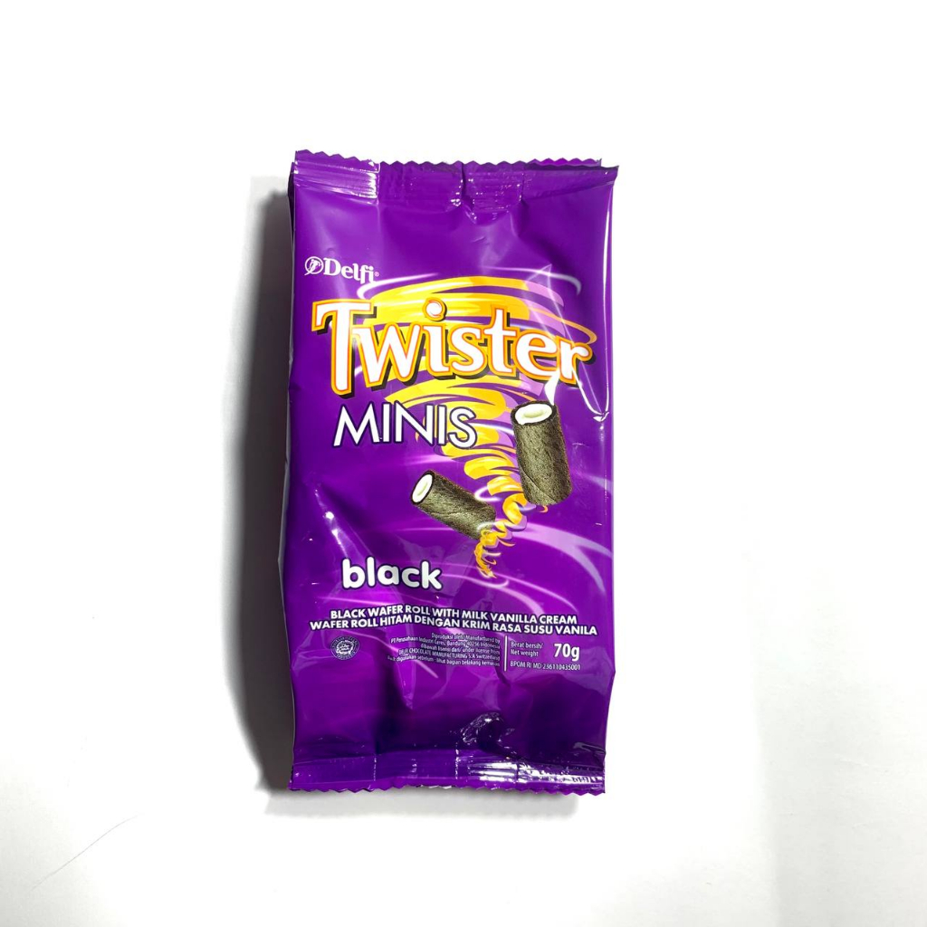 

DELFI TWISTER MINIS WAFER ROLL [ BLACK VANILLA ] 70GR