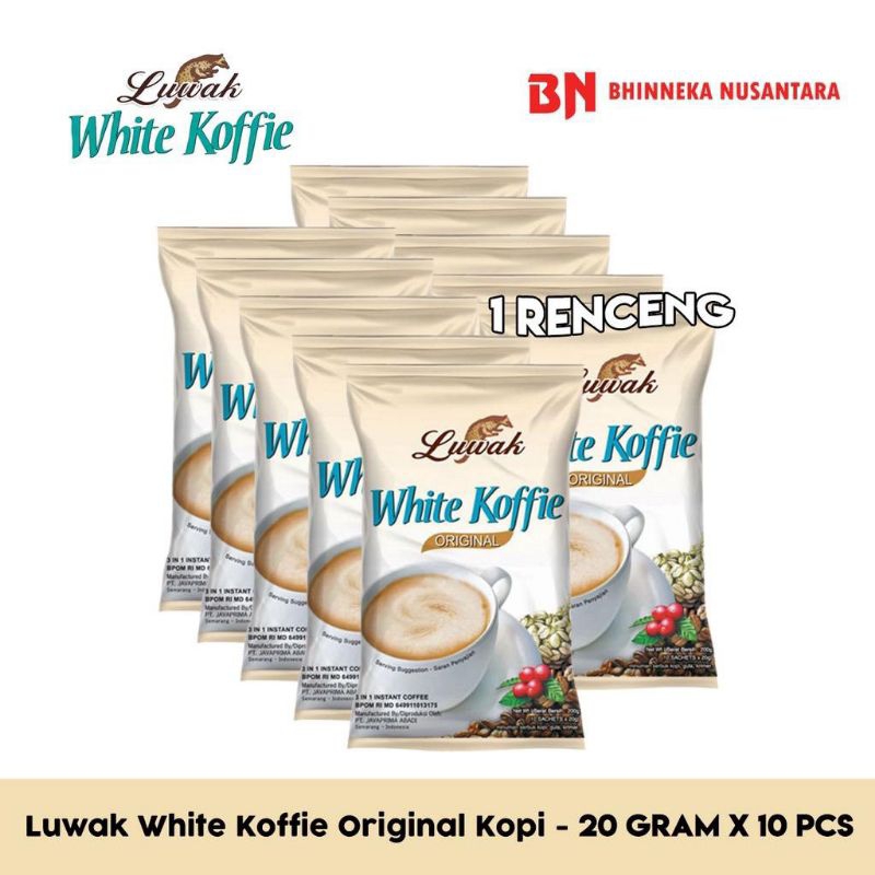 

PAKET KOPI LUWAK 4 Renceng