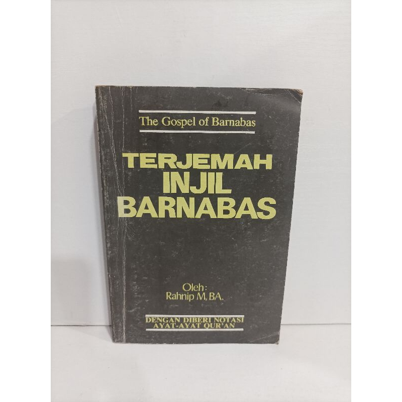 Buku Terjemah Injil Barnabas By Rahnip M.BA