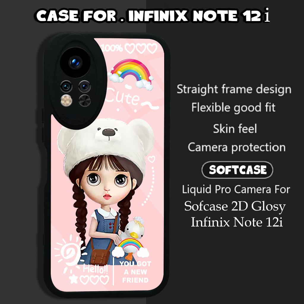 Case Infinix Note 12i 2022 Motif [cute] 2D Terlaris Casing Infinix Note 12i 2022 Terbaru Softcase In