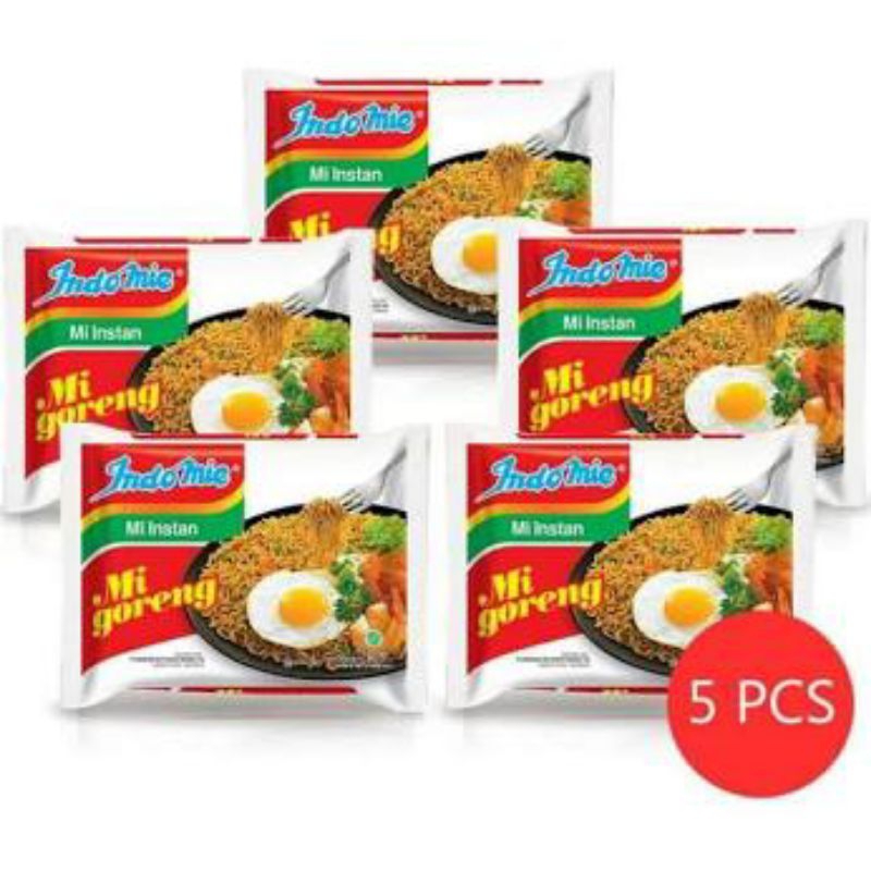 

Indomie goreng paket 5 pcs