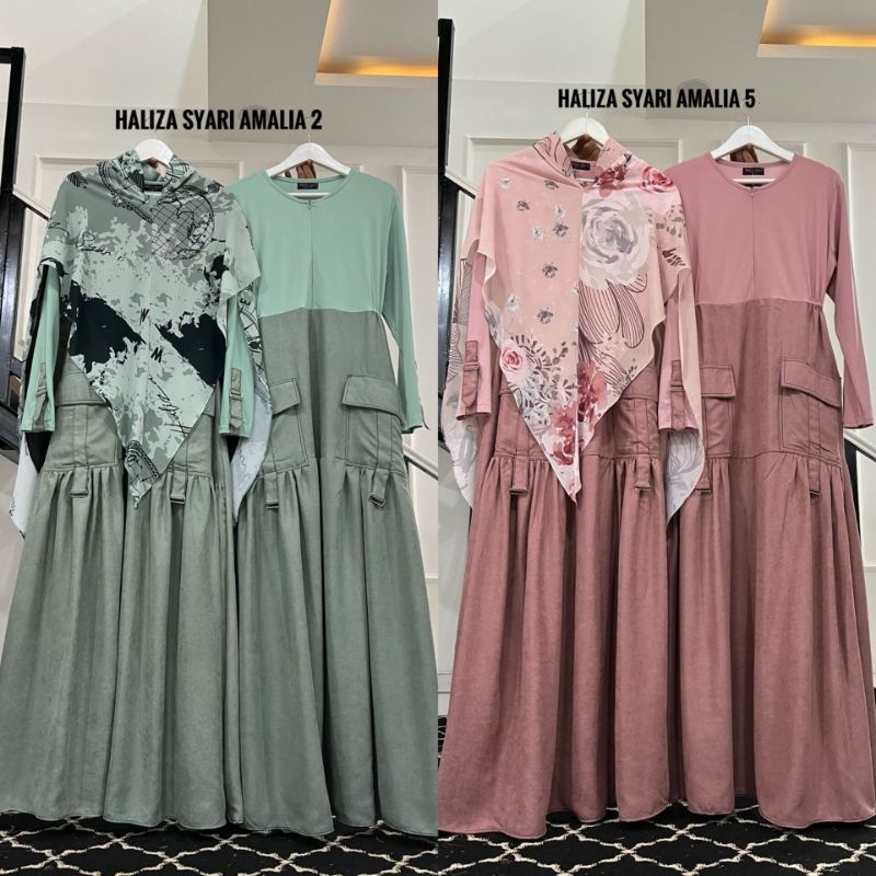 AMALIA SERIES CODORAY GAMIS DAILY SET DRESS BY HALIZA SYARI