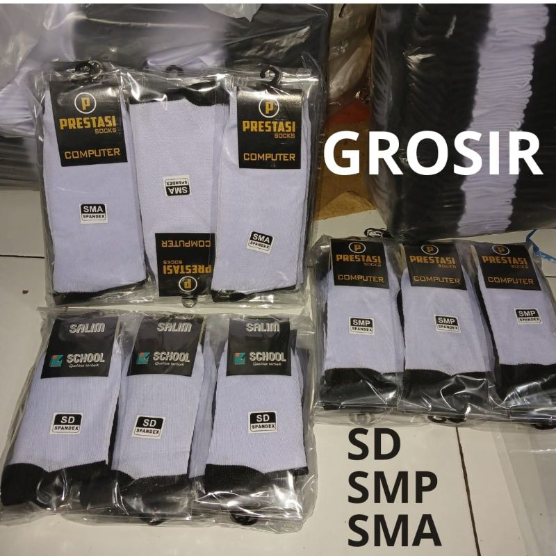 Grosir Kaos Kaki Sekolah SD SMP SMA Kaos Kaki Sekolah SD SMP SMA Kaos Kaki Hitam Putih