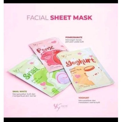 masker KF skin / sheet mask kf skin