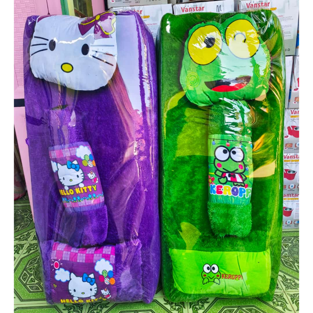 KASUR RASFUR KARAKTER LIPAT BONEKA