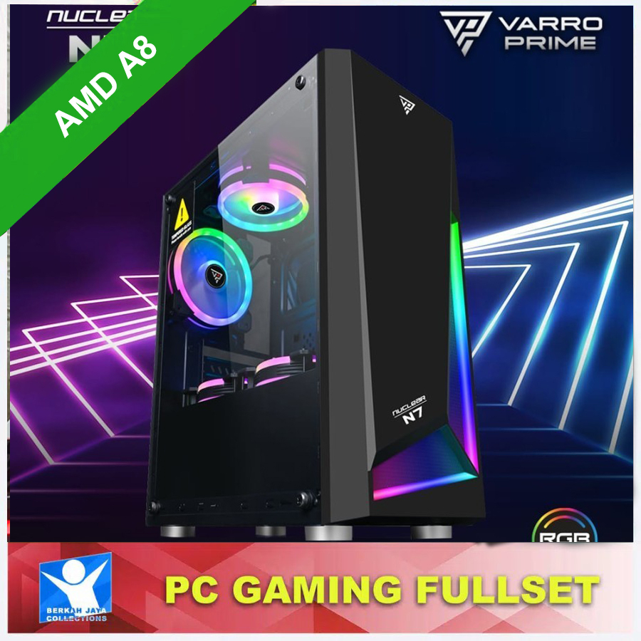 KOMPUTER Gaming Fullset AMD A8 + SSD